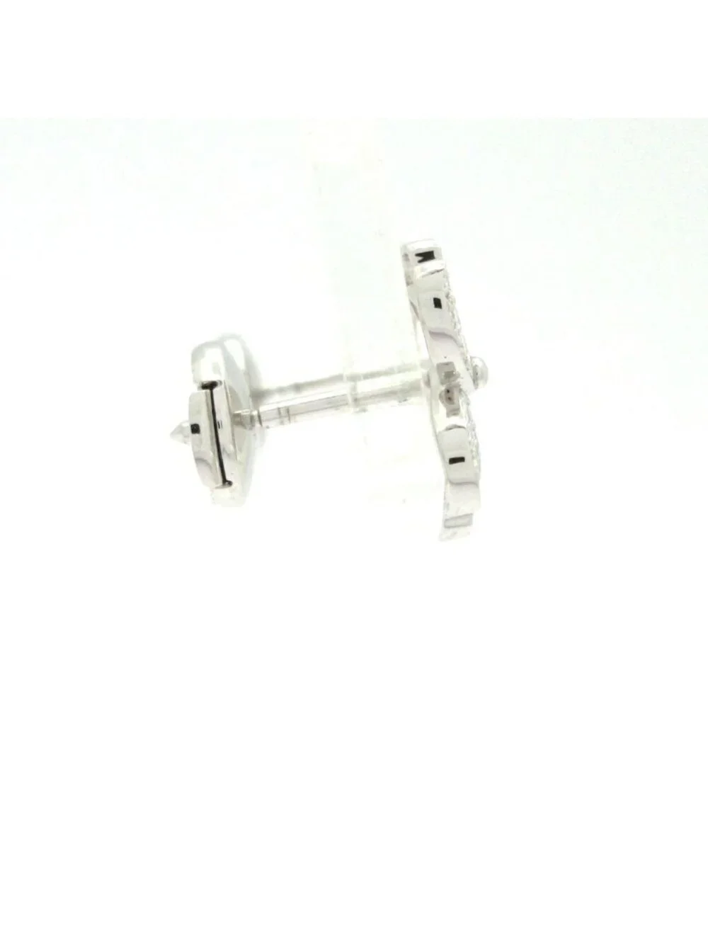 Tiffany & Co Earrings Paper Flower 18k White Gold Diamond